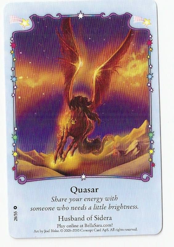 BELLA SARA NON FOIL CARD STARLIGHTS SRS#28/55*QUASAR*  