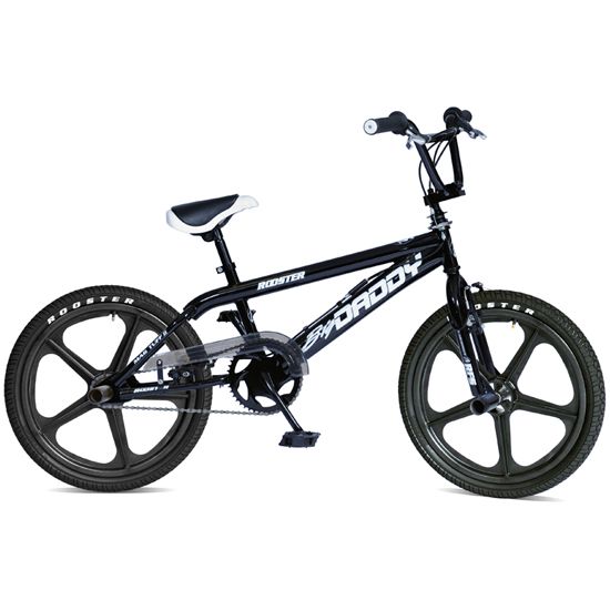 New Rooster Big Daddy Boys BMX Bikes Black Mag Wheels  