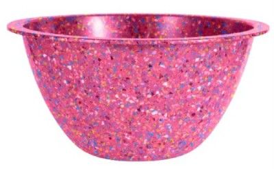 Zak Confetti Extra Large 7 1/2 Quart Mixing Bowl, Magenta Red 