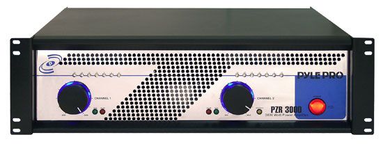 NEW 19 RACK MOUNT 3000 WATT POWER AMPLIFIER   PZR3000  