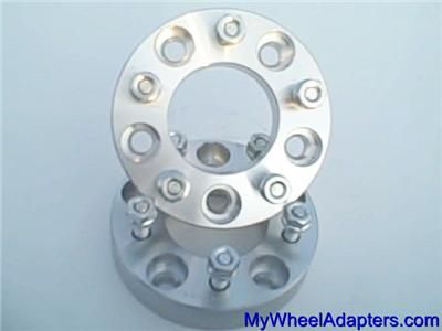   to 5x130 Wheel Pair 2 Rim Lug Adapters 1.25 Billet Porsche Spacers