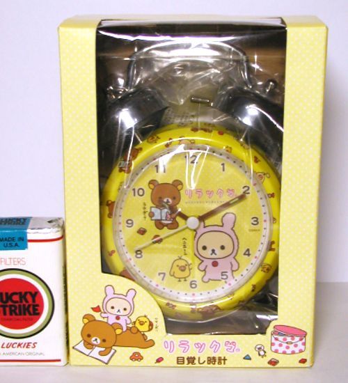 PROMO ALARM CLOCK RILAKKUMA KORILAKKUMA SAN X Last1 NEW  