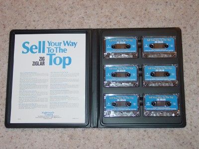 Sell Your Way To The Top Zig Ziglar Nightingale Conant Cassettes 