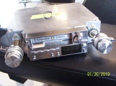   KE 5100 SHAFT MOUNT CAR AM FM CASSETTE STEREO SILVER SERVICED Trans AM