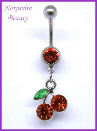   Rhinestone 316L Steel Navel Belly Ring Body Piercing Jewelry  BR4040