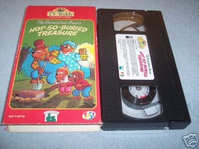 BERENSTAIN BEARS   NOT SO BURIED TREASURE, VHS  