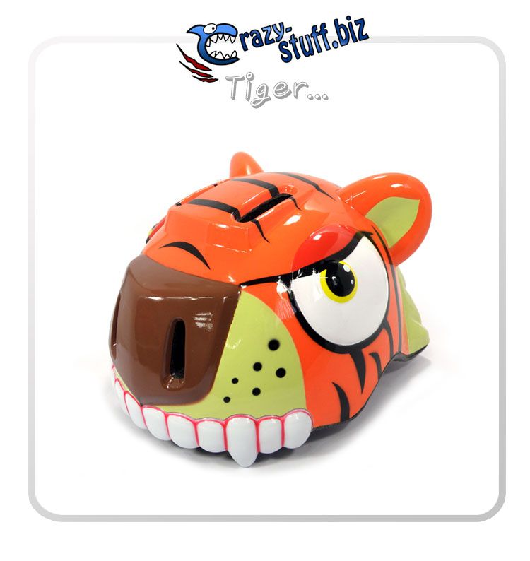 Crazy stuff Tiger Bicycle Bike Childrens Helmet NEW  