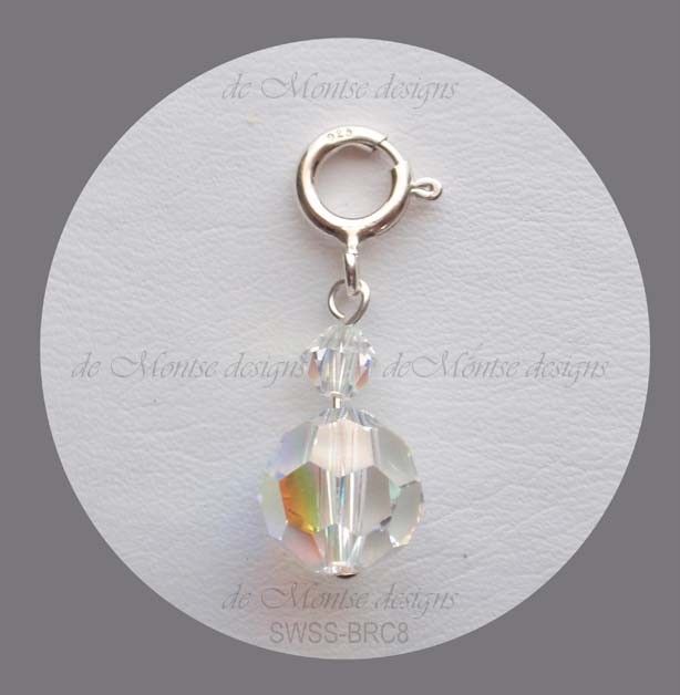 Maid of Honor *GIFT* CHARM SWAROVSKI BIRTHSTONE April  