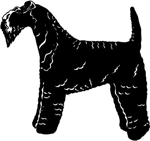 Kerry Blue Terrier Vinyl Decal Car Truck Boat Trailer RV Bike Sticker 