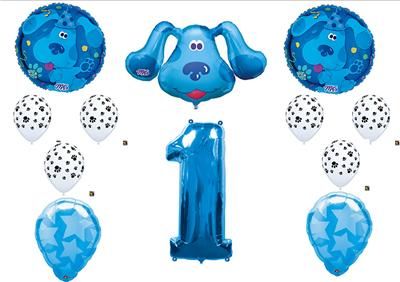 BLUES CLUES 1st First Birthday Party Balloons Supplies  