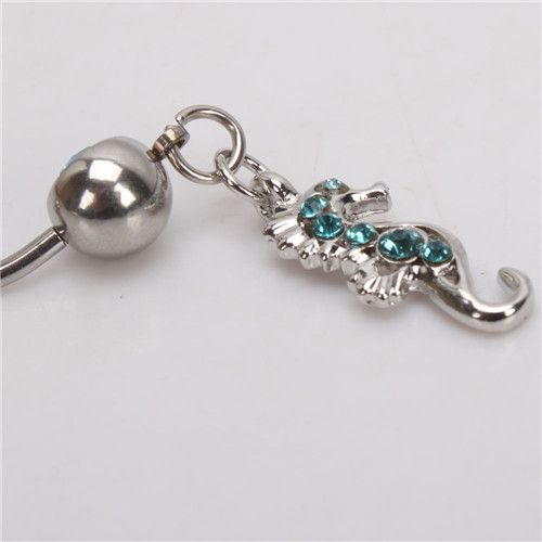   Seahorse Style Barbells Navel Belly Button Ring Body Jewelry  