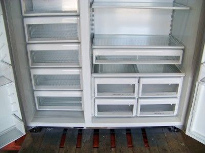 SUB ZERO 48 STAINLESS STEEL BUILT IN REFRIGERATOR  