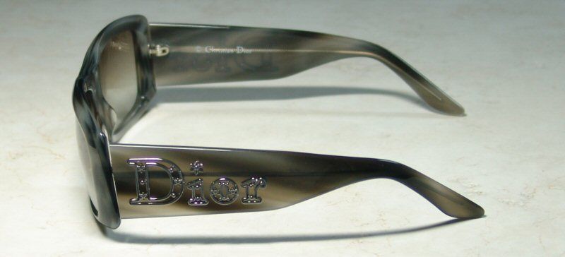 NEW CHRISTIAN DIOR AVENTURA 2 GRAY HORN 2W8 SUNGLASSES  