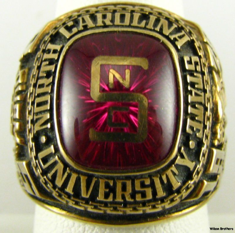 NC STATE University 1978 CLASS RING   10k Yellow Gold  