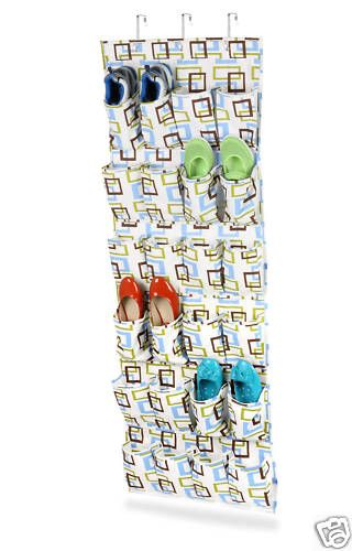 24 Pocket Over the Door Shoe Organizer #SFT 01568  