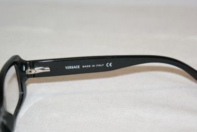 Brand New Versace Black Eyeglasses Mod. 3088 B & Case  