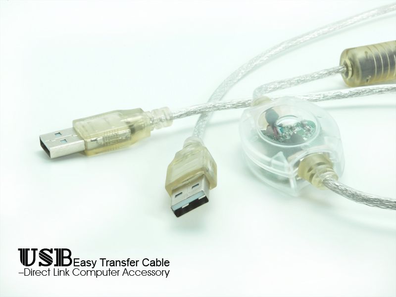 Computer USB PC to PC data file share Transfer Cable  