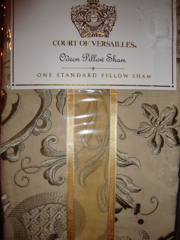 COURT OF VERSAILLES~ODEON~STANDARD PILLOW SHAM~NEW~  