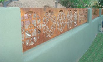 PATIO FENCE PANEL ON SALE DECORATIVE DISCOUNT METAL ITALIAN GARDEN 