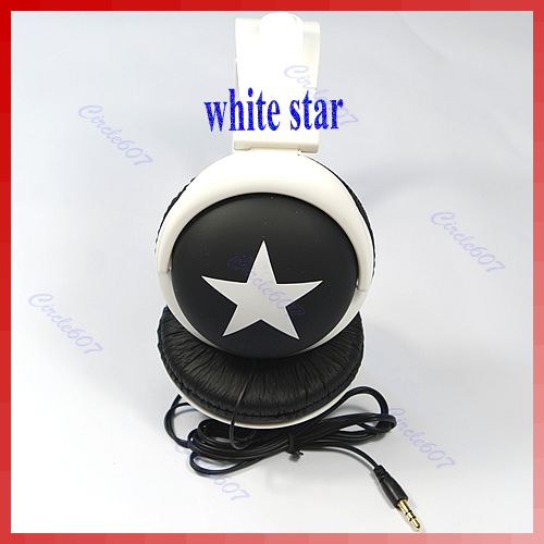 DJ Stereo Mix Style Star Headphone Hiphop  Mp4 Black  