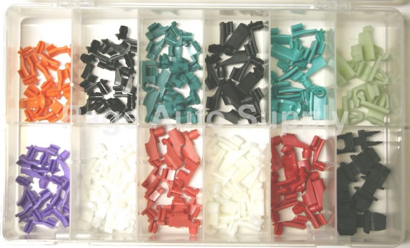 131 Pc. Chrysler Hood Prop & Door Rod Clip Assortment  