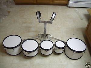 Marching penta tom drum, 6, 8, 10, 12, 13 size  