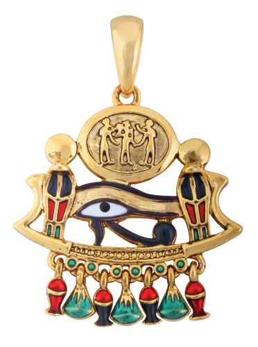 Eye Of Horus Egyptian God Pendant Collectible Necklace  