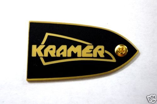 TRUSS TIE ROD COVER KRAMER ELECTRIC GUITAR (Blk&Gold)  