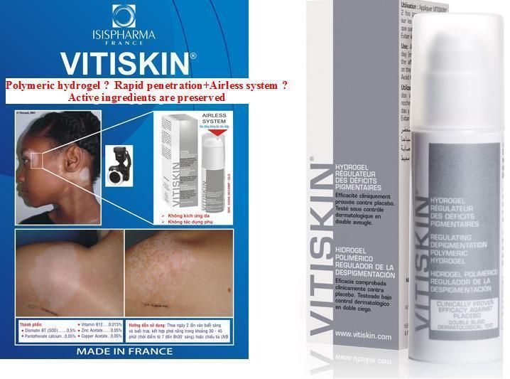 VITISKIN REGULATING DEPIGMENTATION POLYMERIC HYDROGEL  BEST VITILIGO 