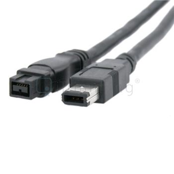 PIN TO 6 PIN 1394B FIREWIRE 800 400 MALE CABLE 6 FT FOR PC APPLE MAC 