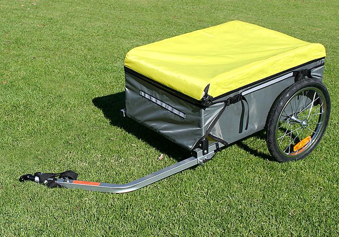 MTN Deluxe Aluminum Bike Bicycle Cargo Trailer Carrier  