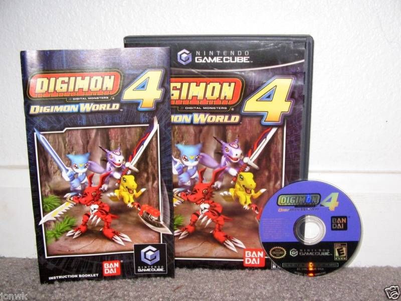 DIGIMON WORLD 4 CIB   GameCube game 045557184025  