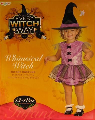 Purple Tutu Witch Toddler Halloween Costume 12 18m New  