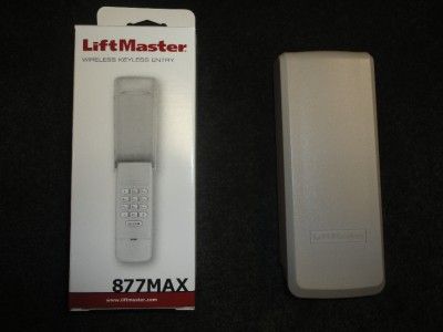   Liftmaster Wireless Keyless Entry Keypad Garage Door Openers  