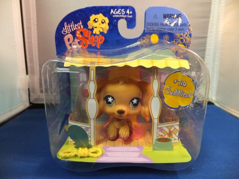 Littlest Pet Shop ☆ Exclusive Caramel Cocker Spaniel Dog #716 Very 