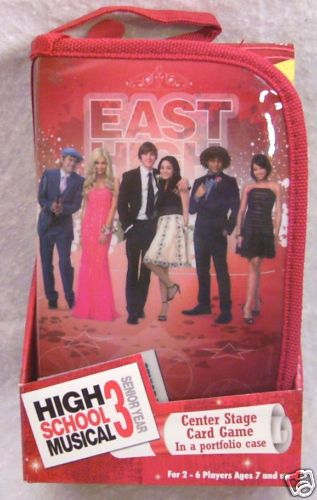 Disney HIGH SCHOOL MUSICAL 3 Card Game & Case NEW  