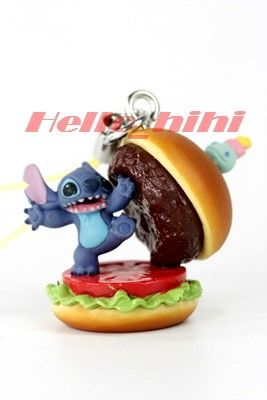 Tomy Disny capsule world Lilo & Stitch mobile strap A  