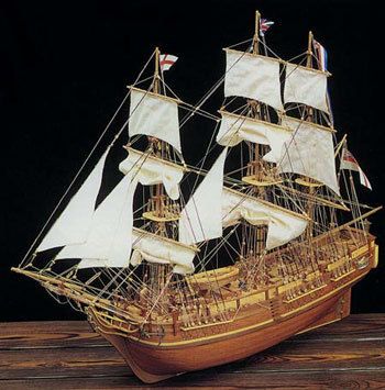 CONSTRUCTO 1/50 H.M.S. BOUNTY WOODEN SHIP MODEL KIT NEW  