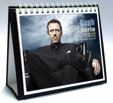 HUGH LAURIE 2012 DESKTOP HOLIDAY CALENDAR House  