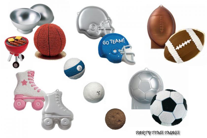   Pan W/FREE Balloons U Pick,Football,Helmet,Bowling,Basketball  