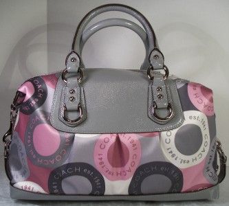 COACH ASHLEY SNAP HEAD SATCHEL BAG PURSE 15451  