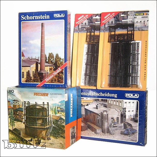 POLA FALLER VOLLMER HO   Coke Oven / Gas Works   8 KITS  