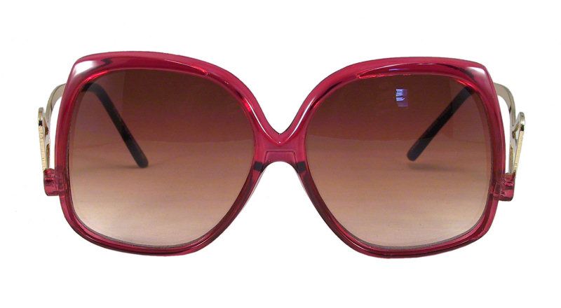Vintage Large Purple Frame Women Sun Glasses 818A  
