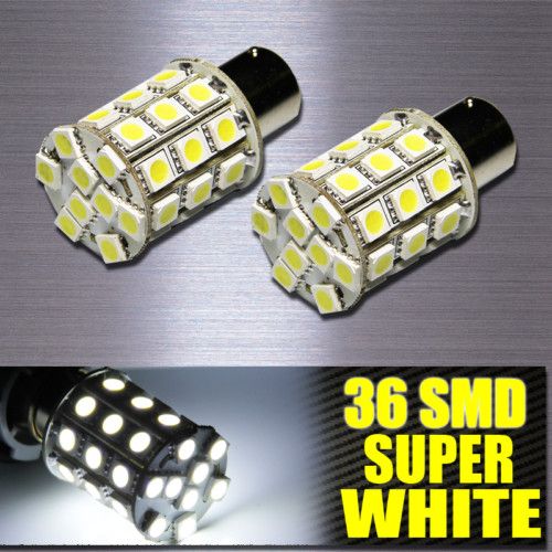 6X 1156 BA15S RV TRAILER 12V LED LIGHT BULB 36 SMD 5050  