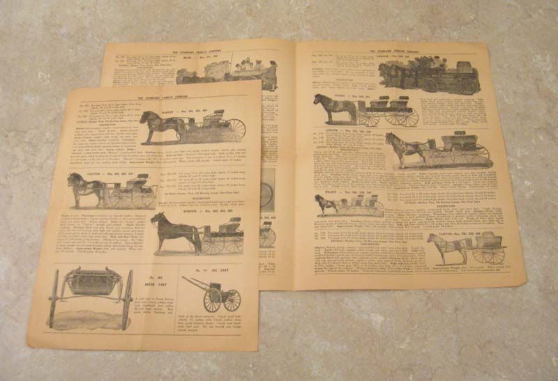 1958 Standard Vehicle Company Lawrenceburg IN Horse Pony Buggy Sales 