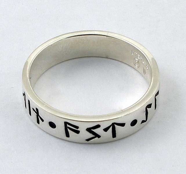 Norse Love Spell RUNE Ring ALL MY LOVE FOREVER, band  