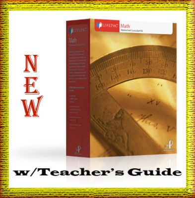 NEW LIFEPAC 10th GRADE MATH BOX SET,ALPHA OMEGA 10 AOP  