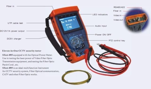 TFT Monitor CCTV PTZ Video CAM Tester Multi meter  