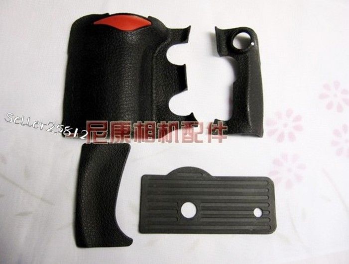 4pcs grip rubber unit part for Nikon D200 Repair parts  