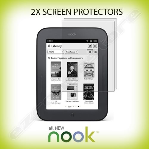 All New NOOK The Simple Touch Reader Screen Protector  